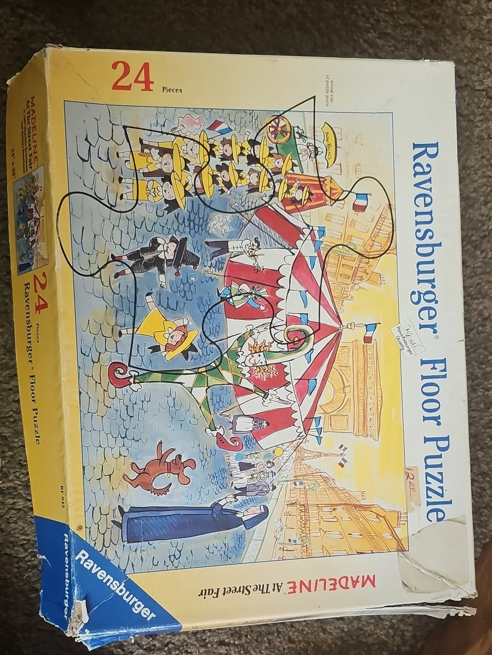 Ravensburger Madeline Floor Puzzle — Yellow, Blue, Red Scenes
